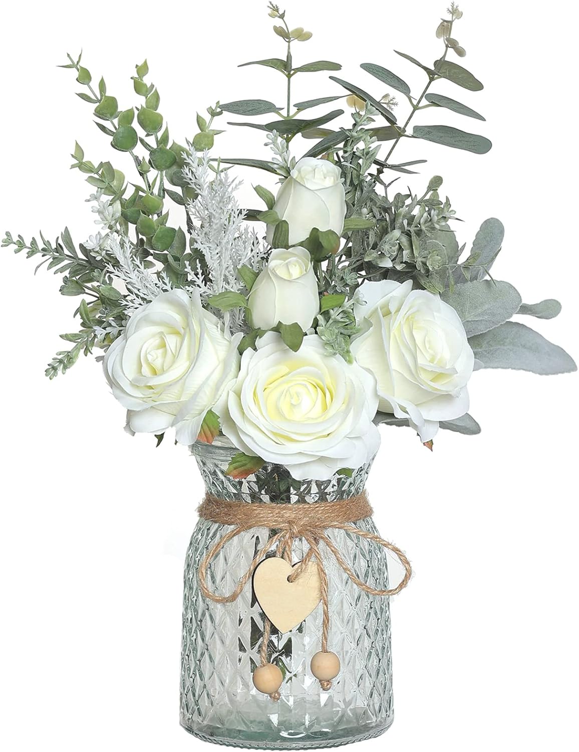 Artificial Flower Arrangement with Vase